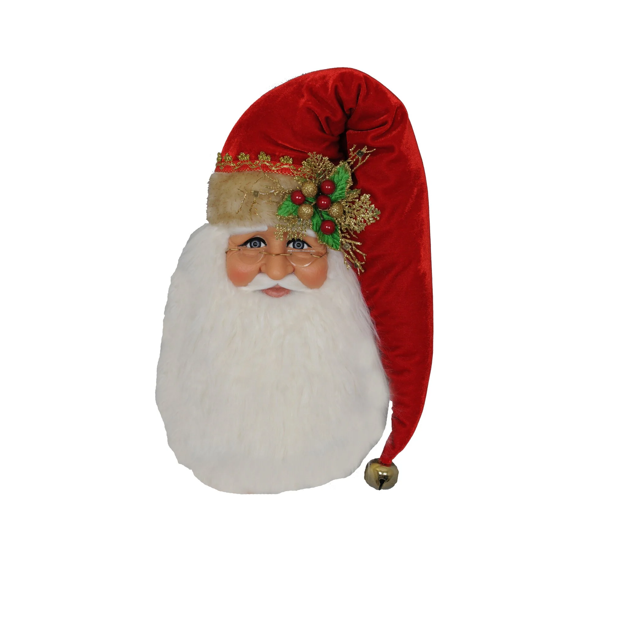 Santa Head Wall/Door Hanger, 18"