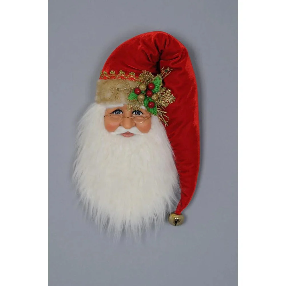 Santa Head Wall/Door Hanger, 18" - Image 2