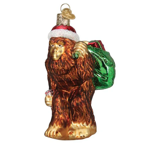 Santa Sasquatch Ornament, 4.5" - Image 2