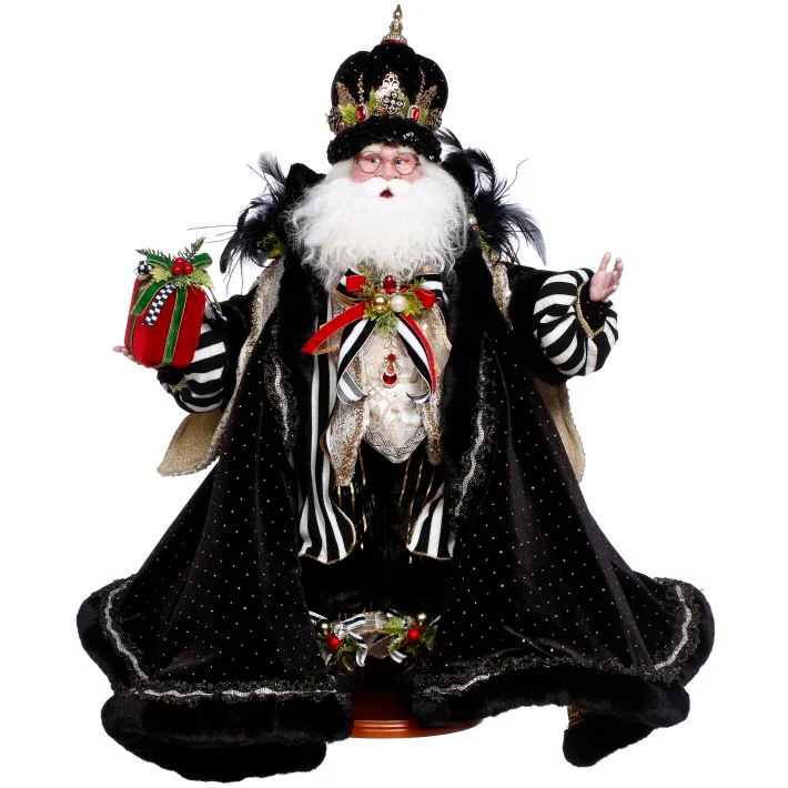 Santa the King of Christmas Santa Figurine, 26"