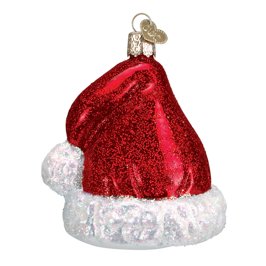 Santa's Hat Ornament, 3.75" - Image 2