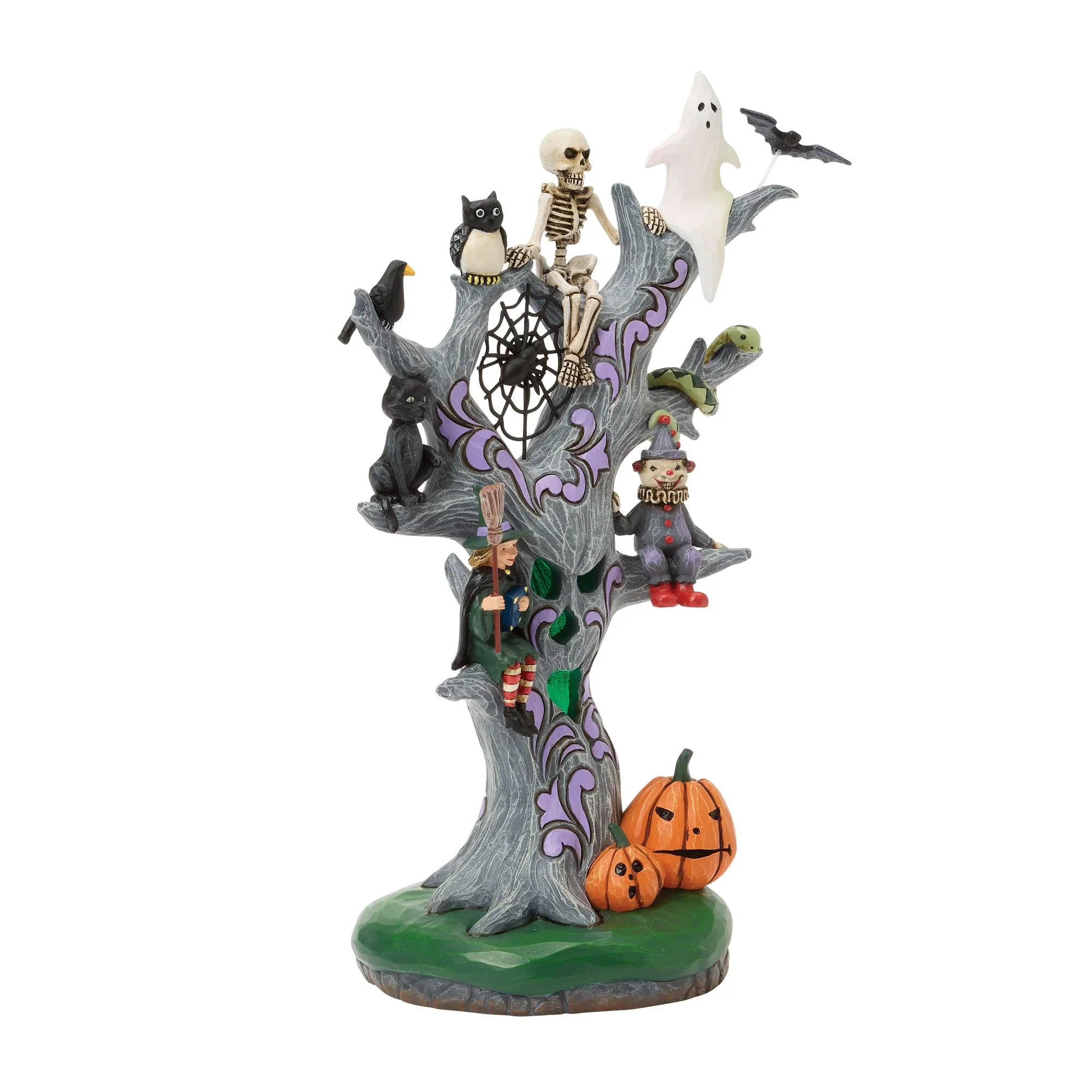 Jim Shore Scary LED Tree Figurine, 9" - Image 4