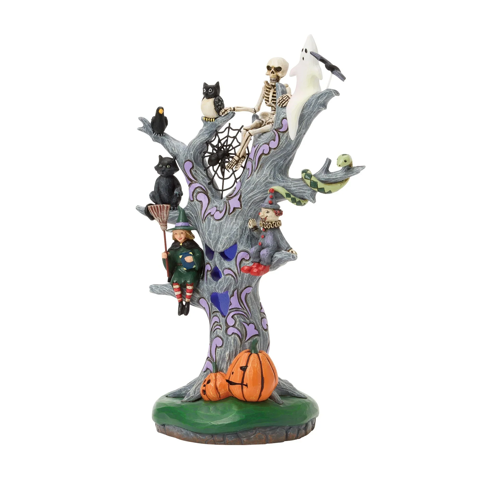 Jim Shore Scary LED Tree Figurine, 9" - Image 5