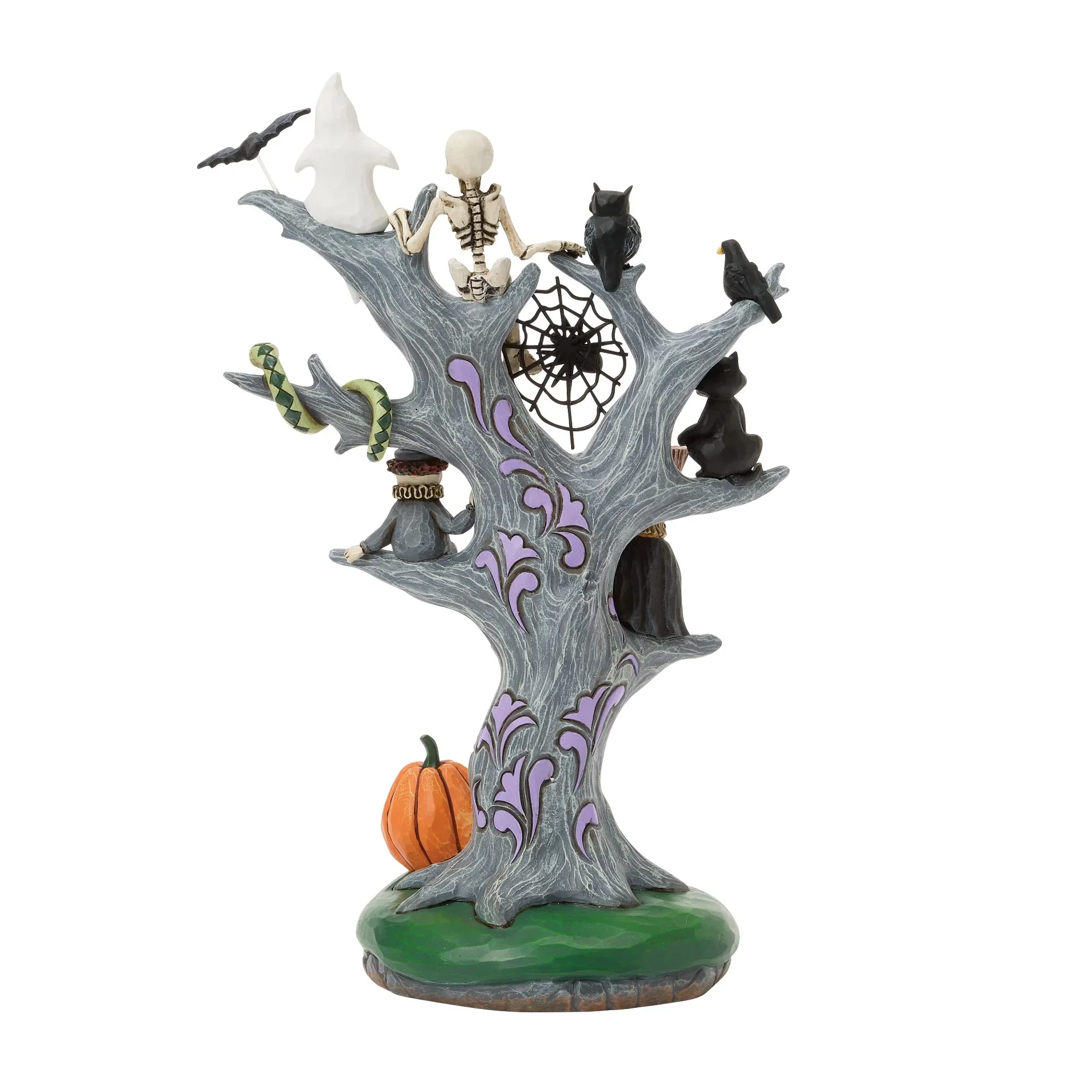Jim Shore Scary LED Tree Figurine, 9" - Image 7