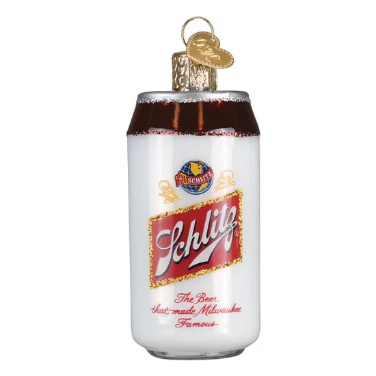 Schlitz Beer Can Ornament, 3.25" - Image 2