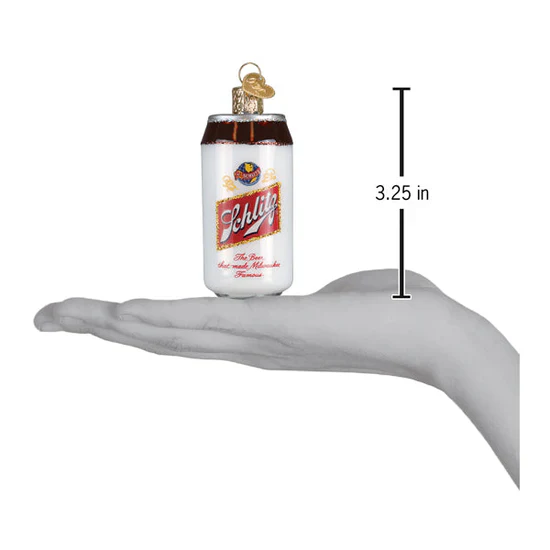 Schlitz Beer Can Ornament, 3.25" - Image 5