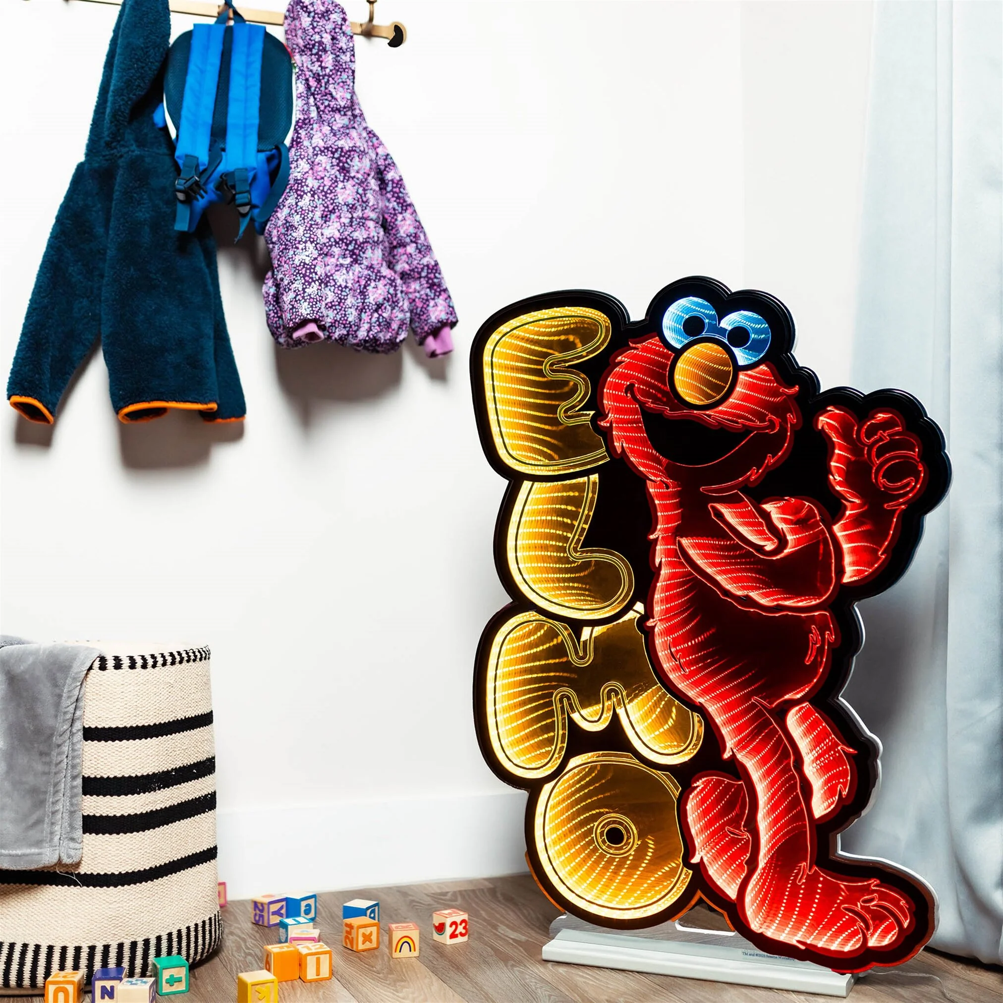 Sesame Street Elmo Infinity Light w/UL Plug, 35", Acrylic - Image 2