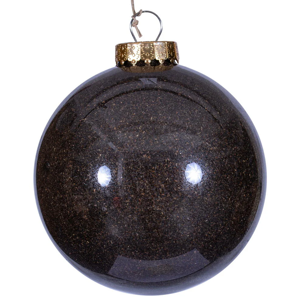 Shatterproof Chocolate Ball Ornament, 5" (150MM)