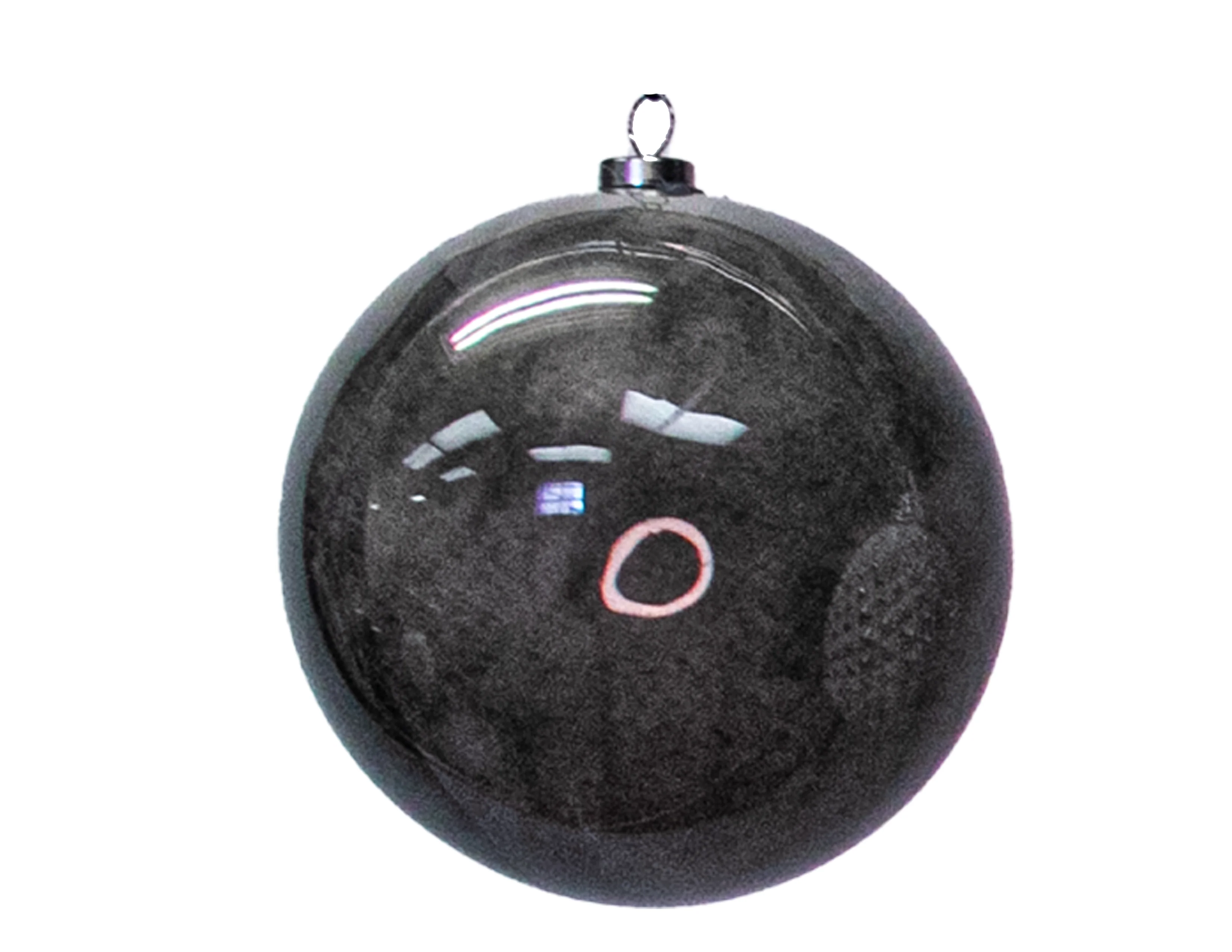 Shatterproof Plastic Decoupage Ball Ornament, 4" (100MM)