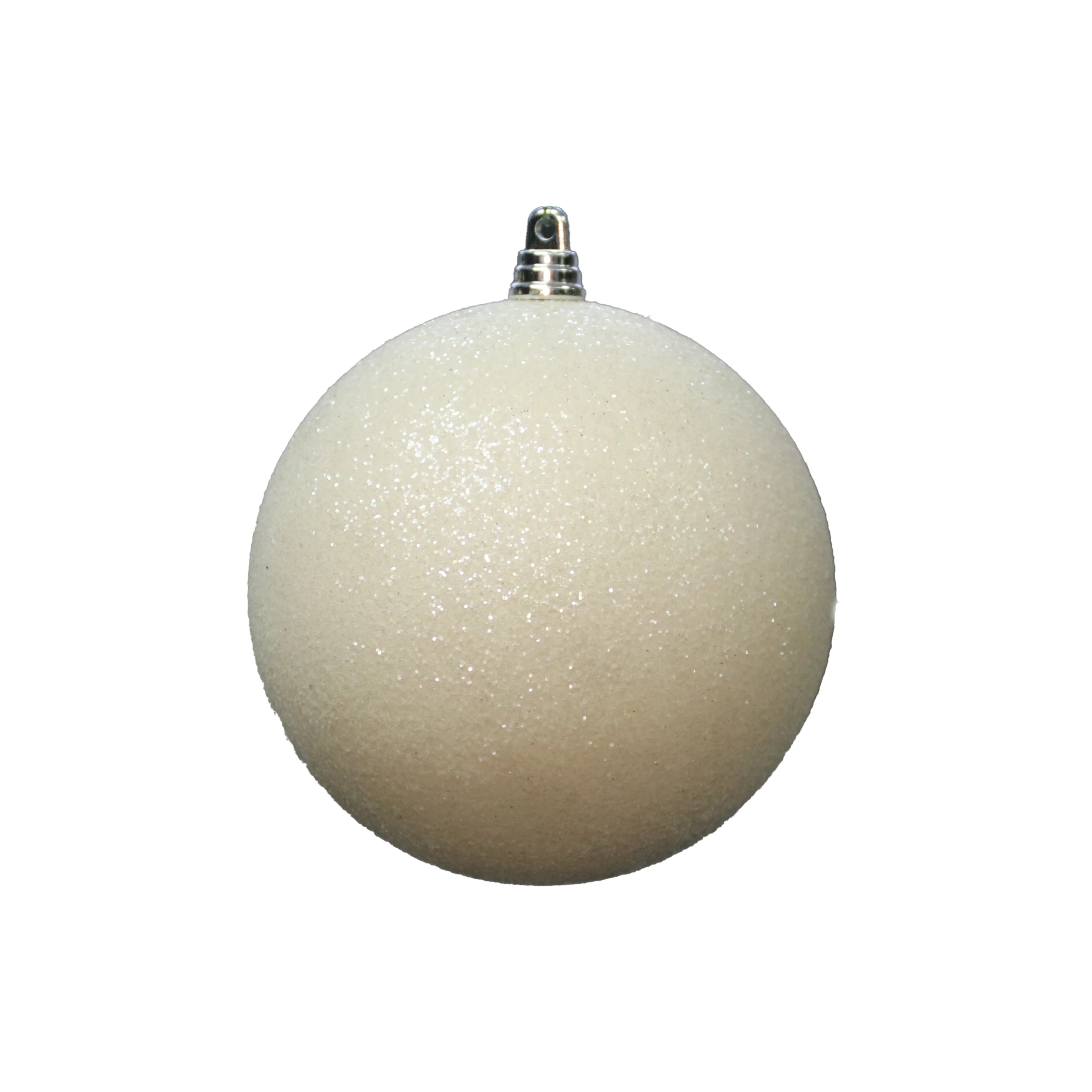 Shatterproof Snow Powder Matte Ball Ornament, 5" (120MM)