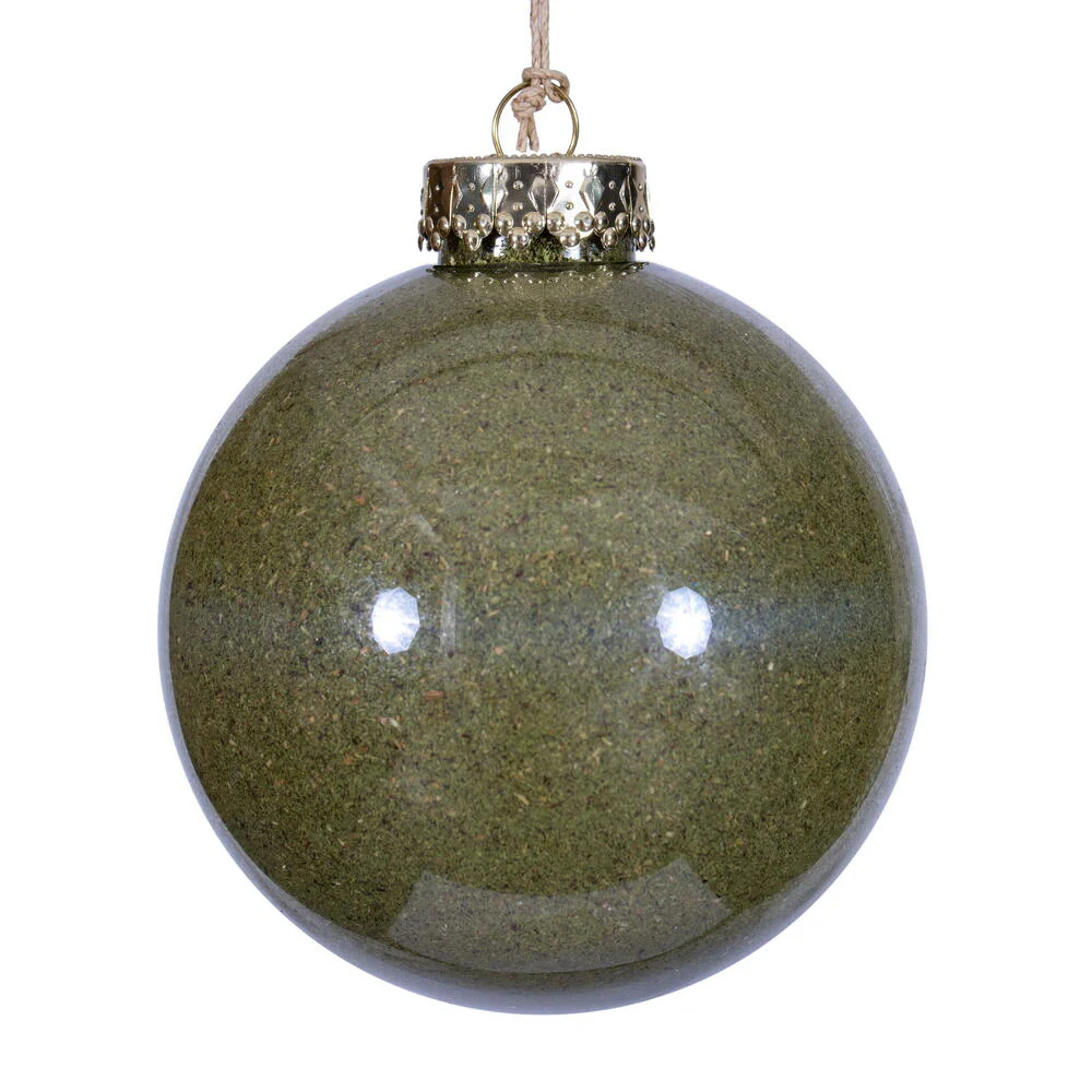 Shatterproof Moss Ball Ornament, 4" (100MM)