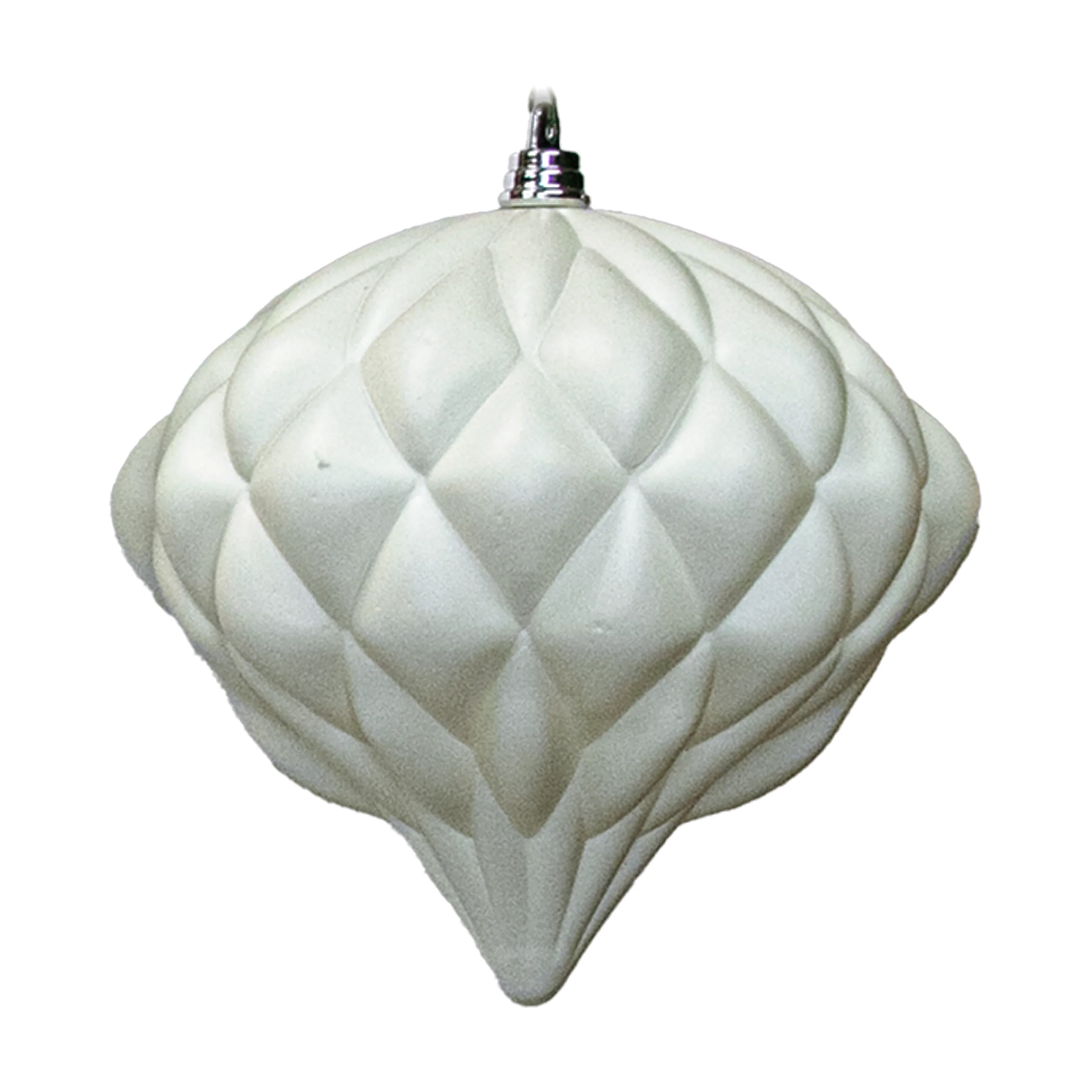 Shatterproof Morandi Cream Onion Ornament, 6" (150MM)