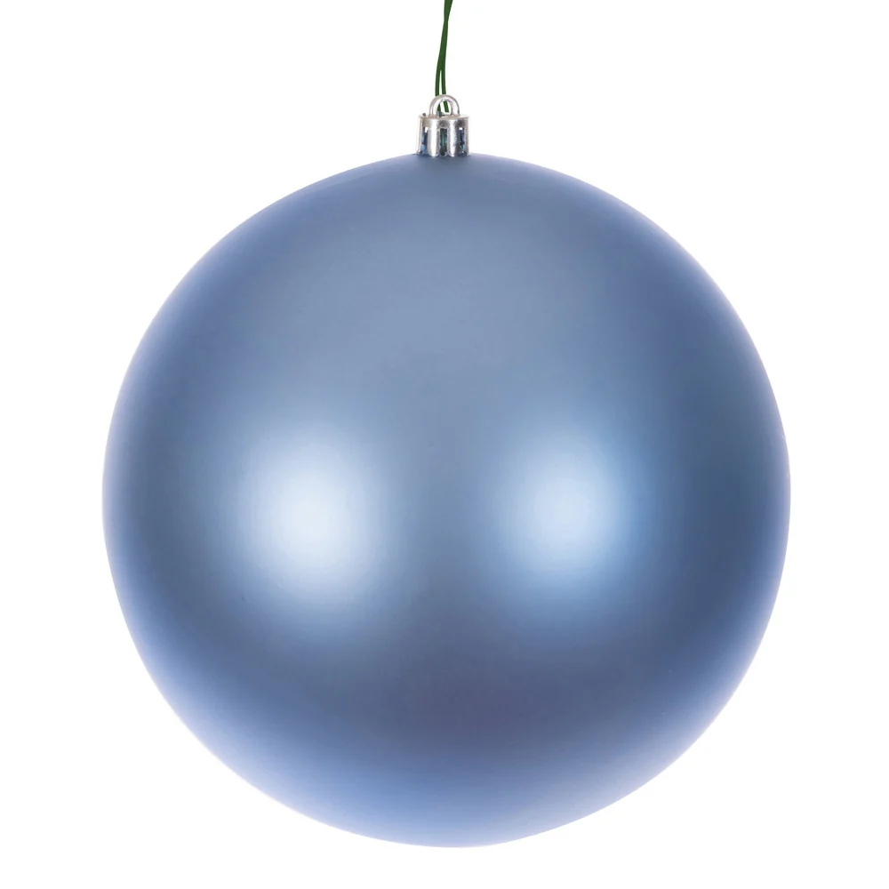 Shatterproof Periwinkle Matte Ball Ornament, 6" (150MM)