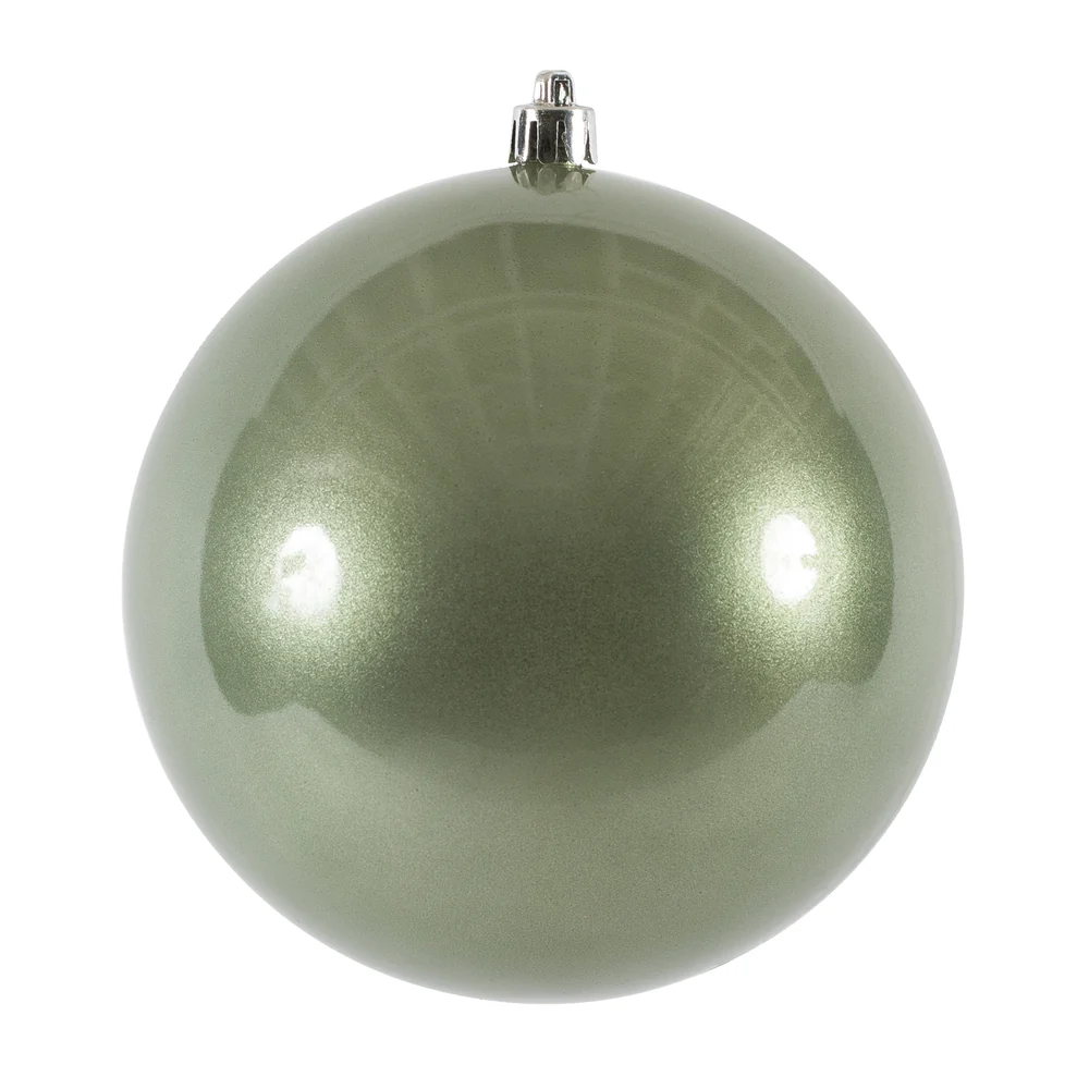 Shatterproof Plastic Pearlized Wrought Iron Ball Ornament, 6" (150MM)