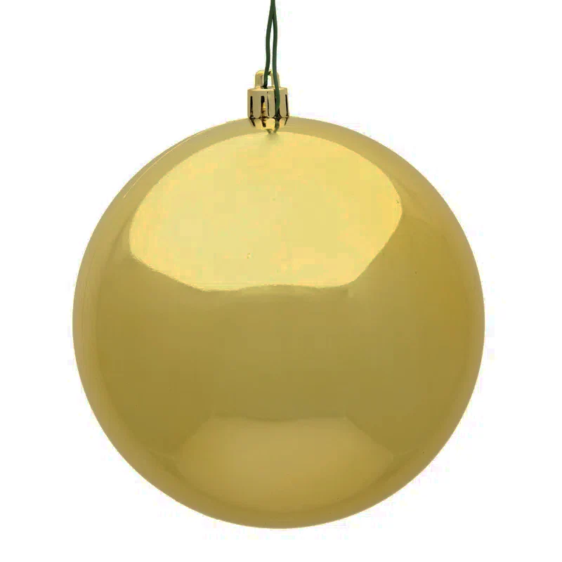Shatterproof Gold Shiny Ball Ornament, 2" (50MM)