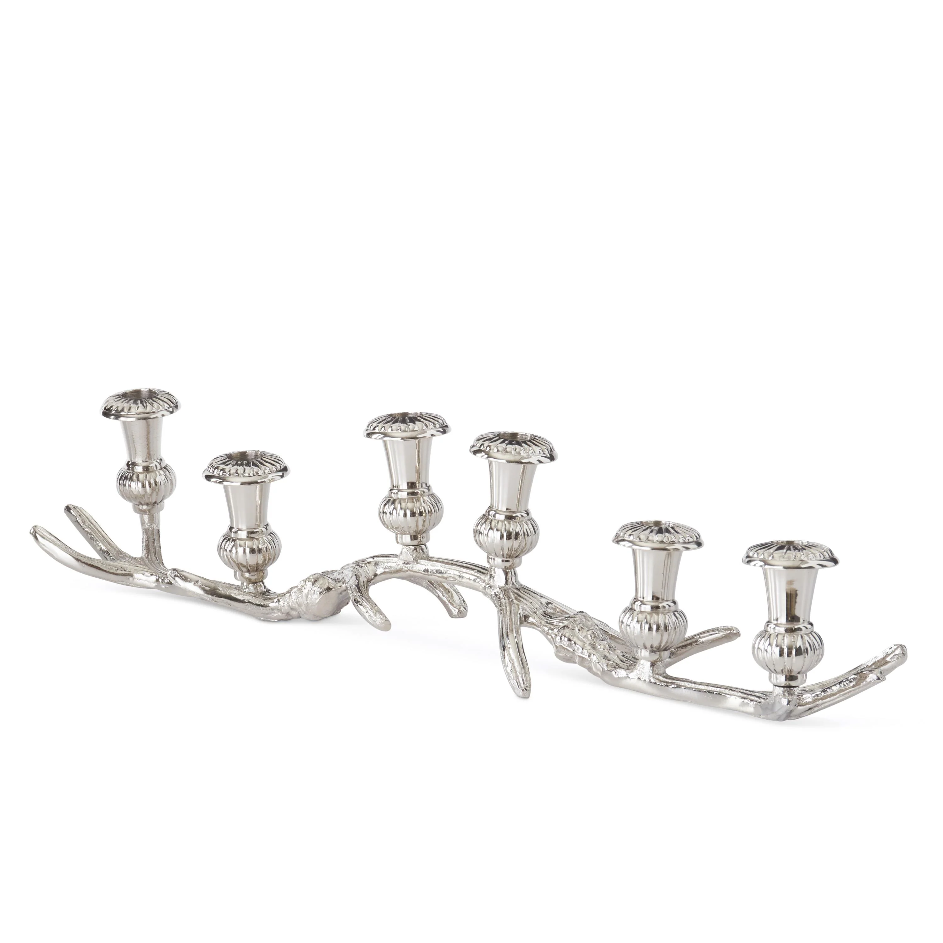 Silver Antler 6 Taper Candleholder, 24.5" - Image 2