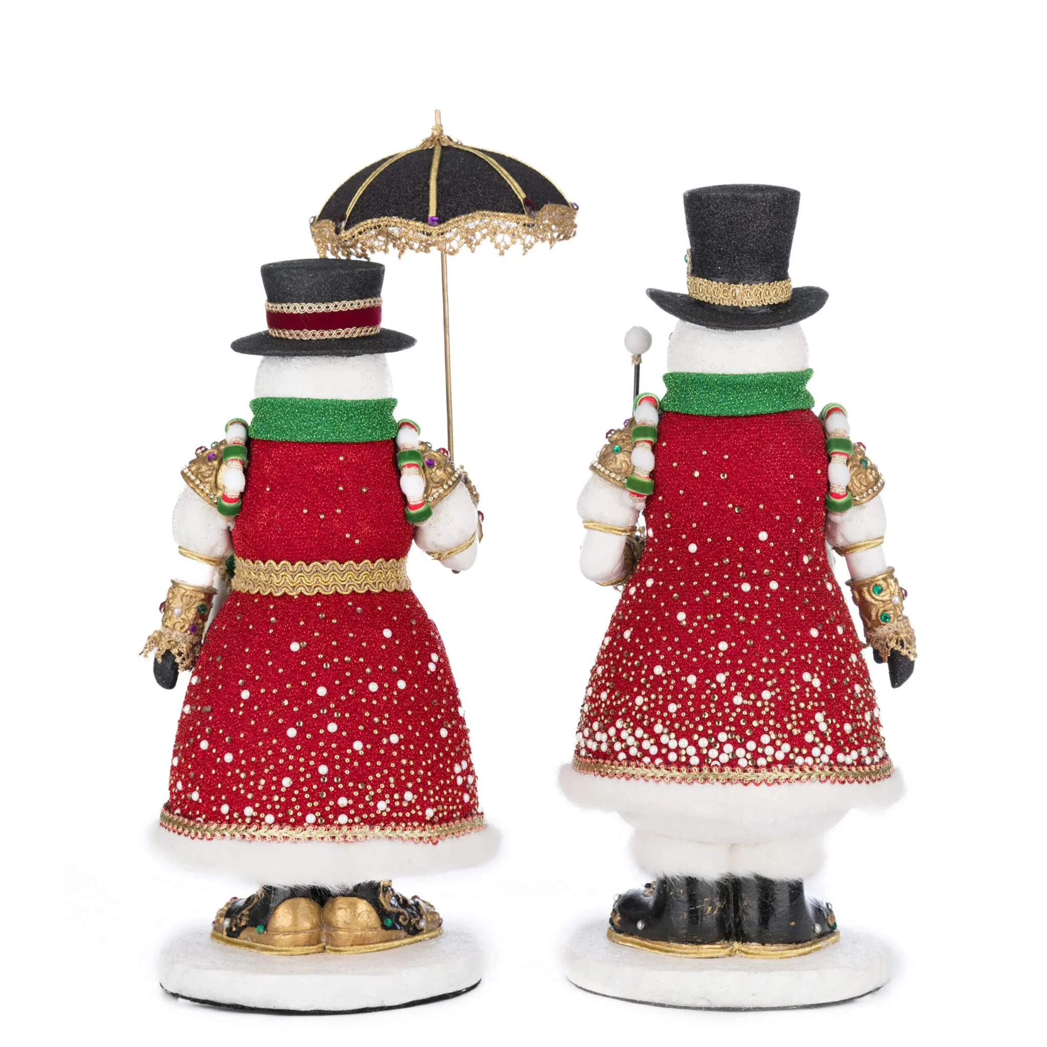 Sir Frosty Banks & Dame Icy Banks Snowman Figurine, 14.5" (2 styles - sold individually) - Image 3