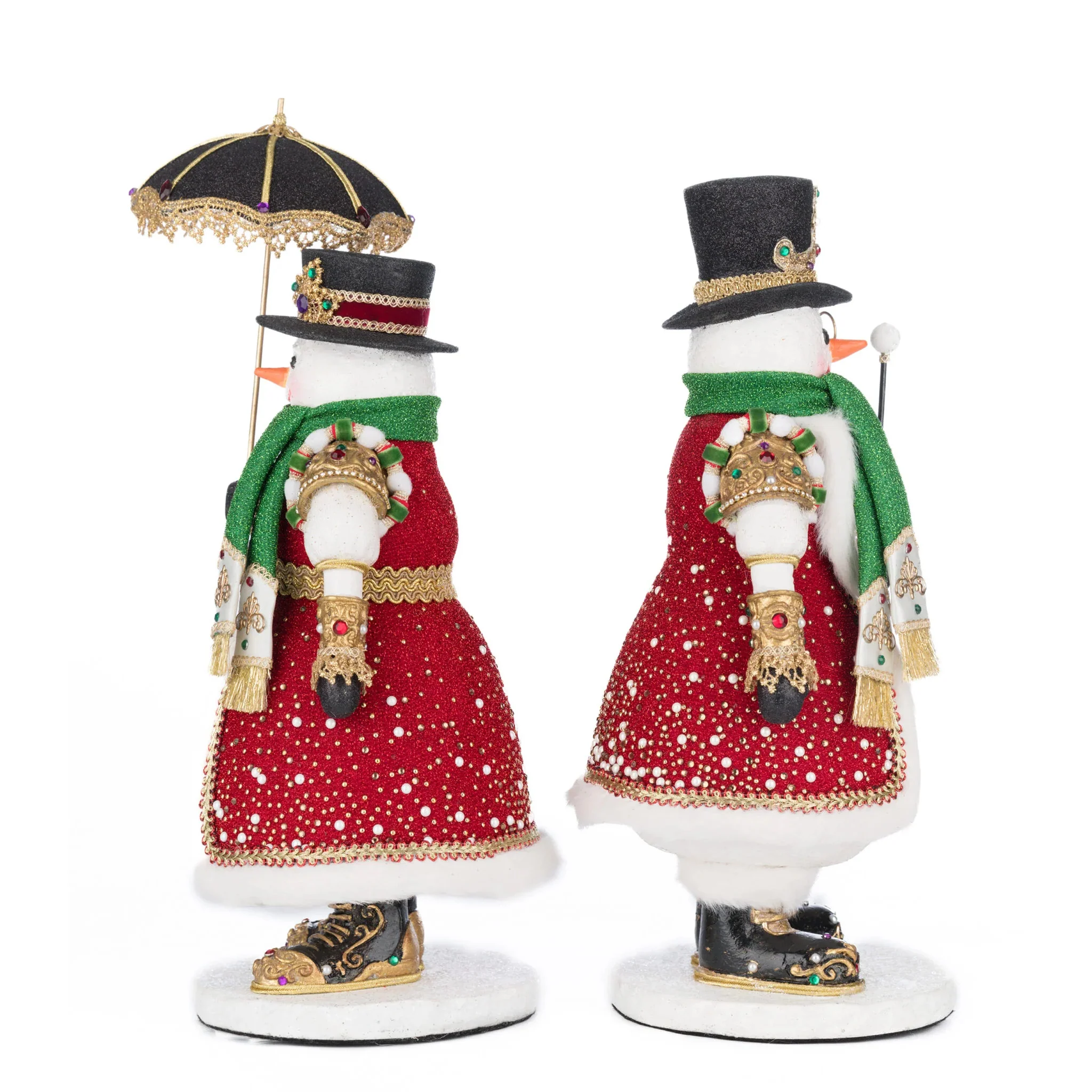 Sir Frosty Banks & Dame Icy Banks Snowman Figurine, 14.5" (2 styles - sold individually) - Image 4