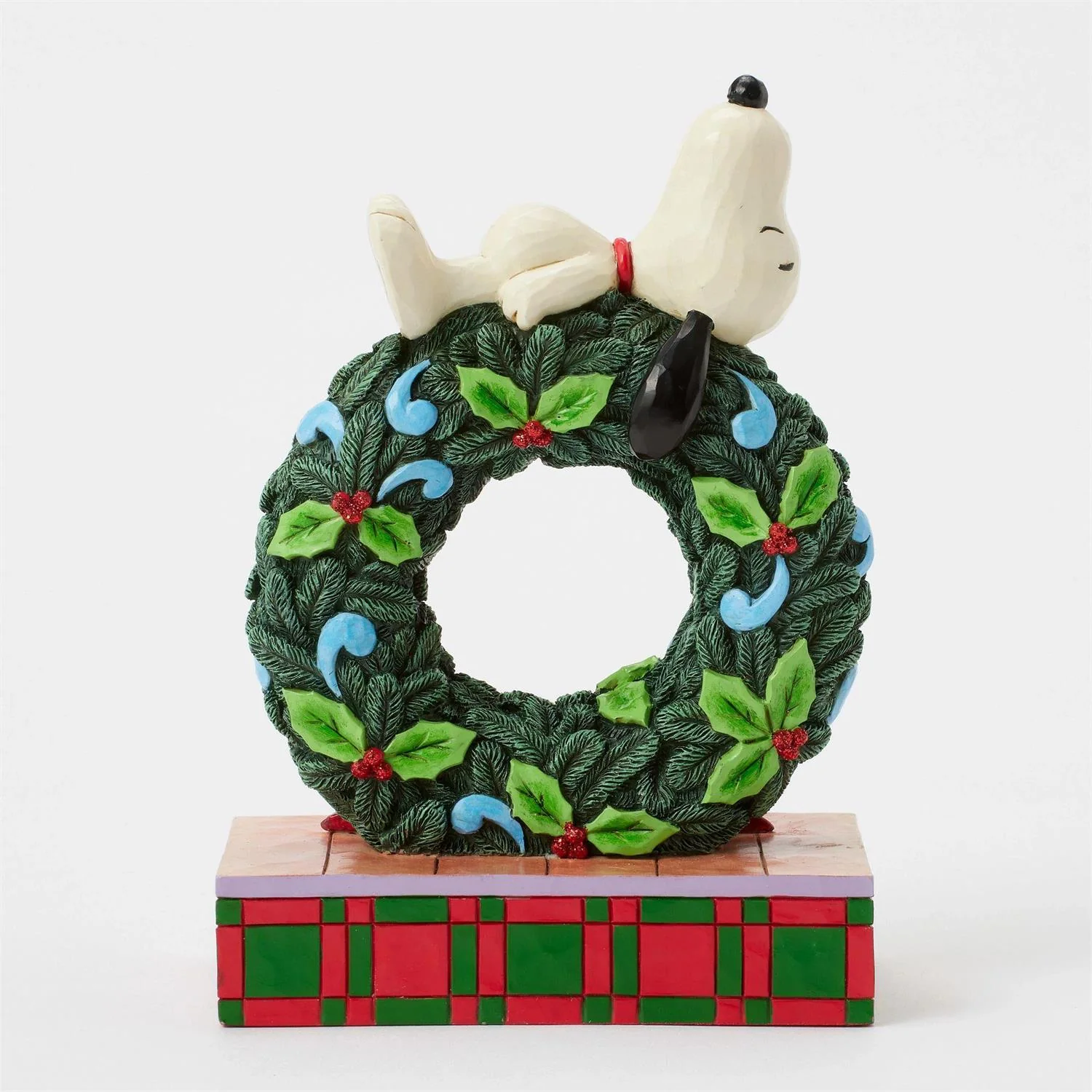 Snoopy Sleeping on LED Wreath - Image 7