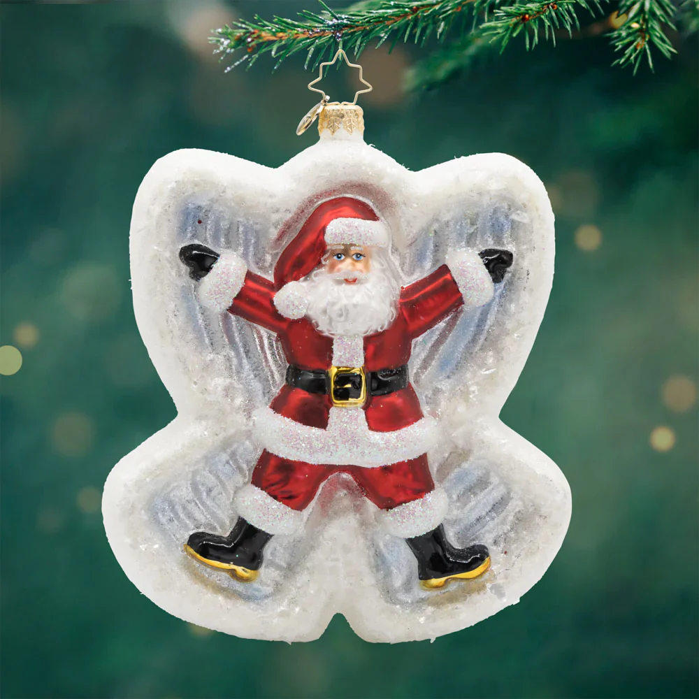 Snow Angel Santa Ornament - Image 2