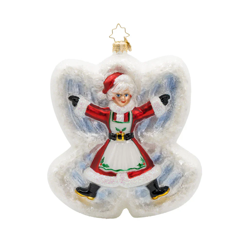 Snow Angel Santa Ornament - Image 3