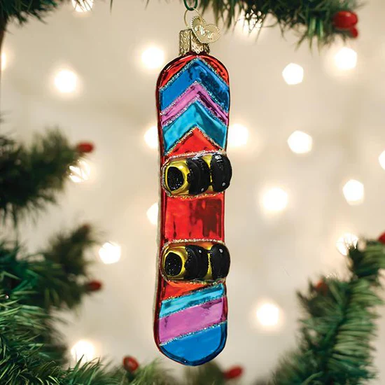 Snowboard Ornament, 5.5"
