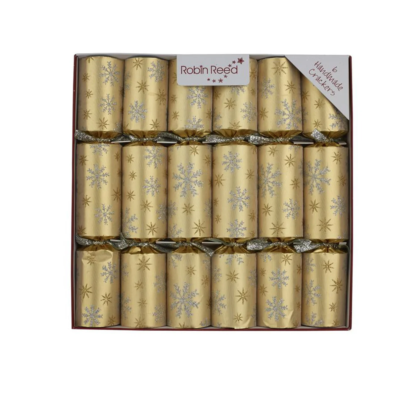 Snowflakes Party Crackers, 12" (Set of 6)