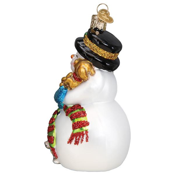 Snowman with Playful Pets Ornament - Image 3
