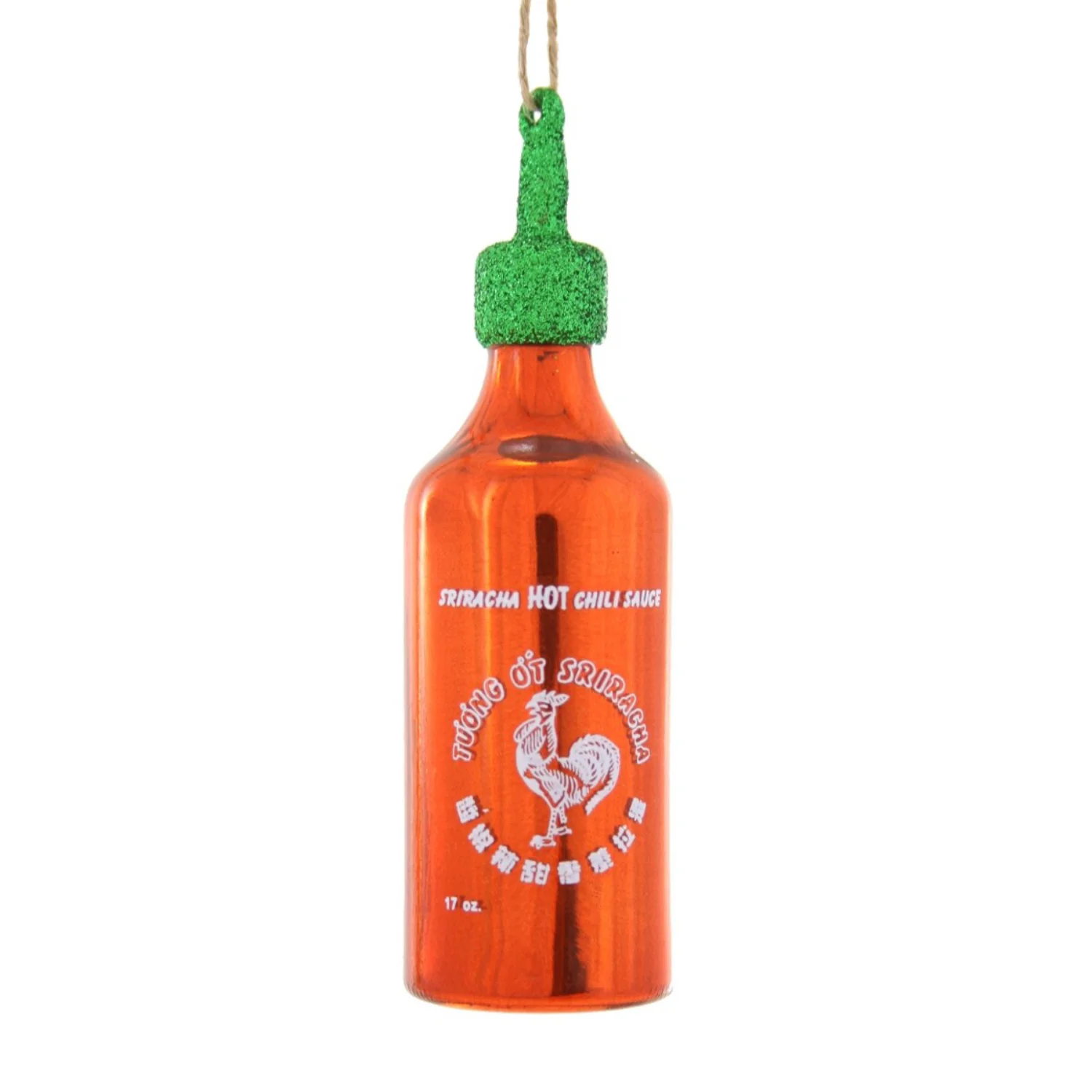 Sriracha Chili Sauce Ornament, 4"