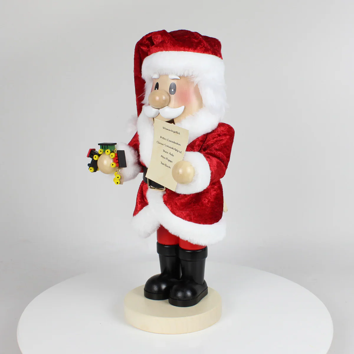 Steinbach Friendly Wishlist Santa Nutcracker Figurine, 18" - Image 6