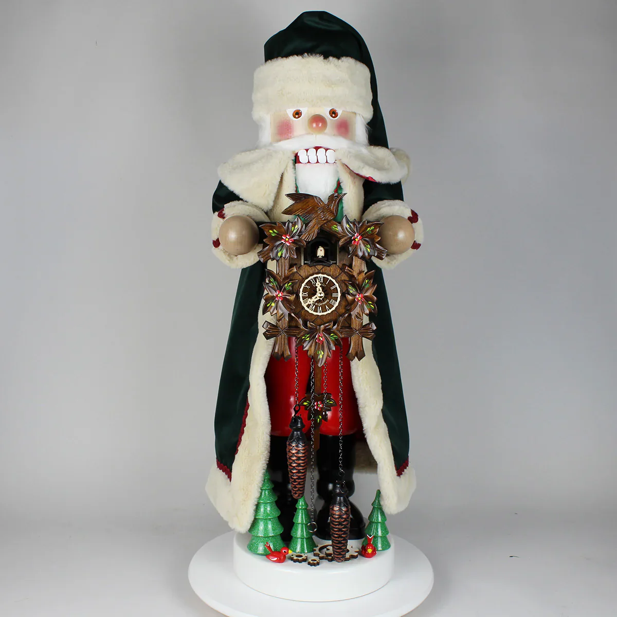 Steinbach Giant Cuckoo Clock Santa Nutcracker, 39" (Limited) - Image 3