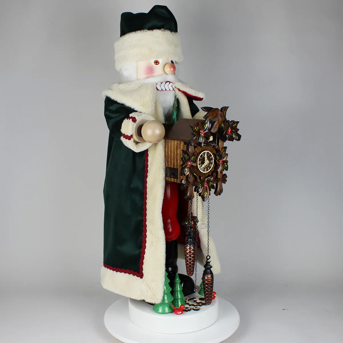 Steinbach Giant Cuckoo Clock Santa Nutcracker, 39" (Limited) - Image 6