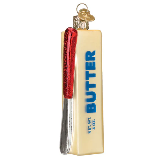 Stick of Butter Ornament, 4.5" - Image 2