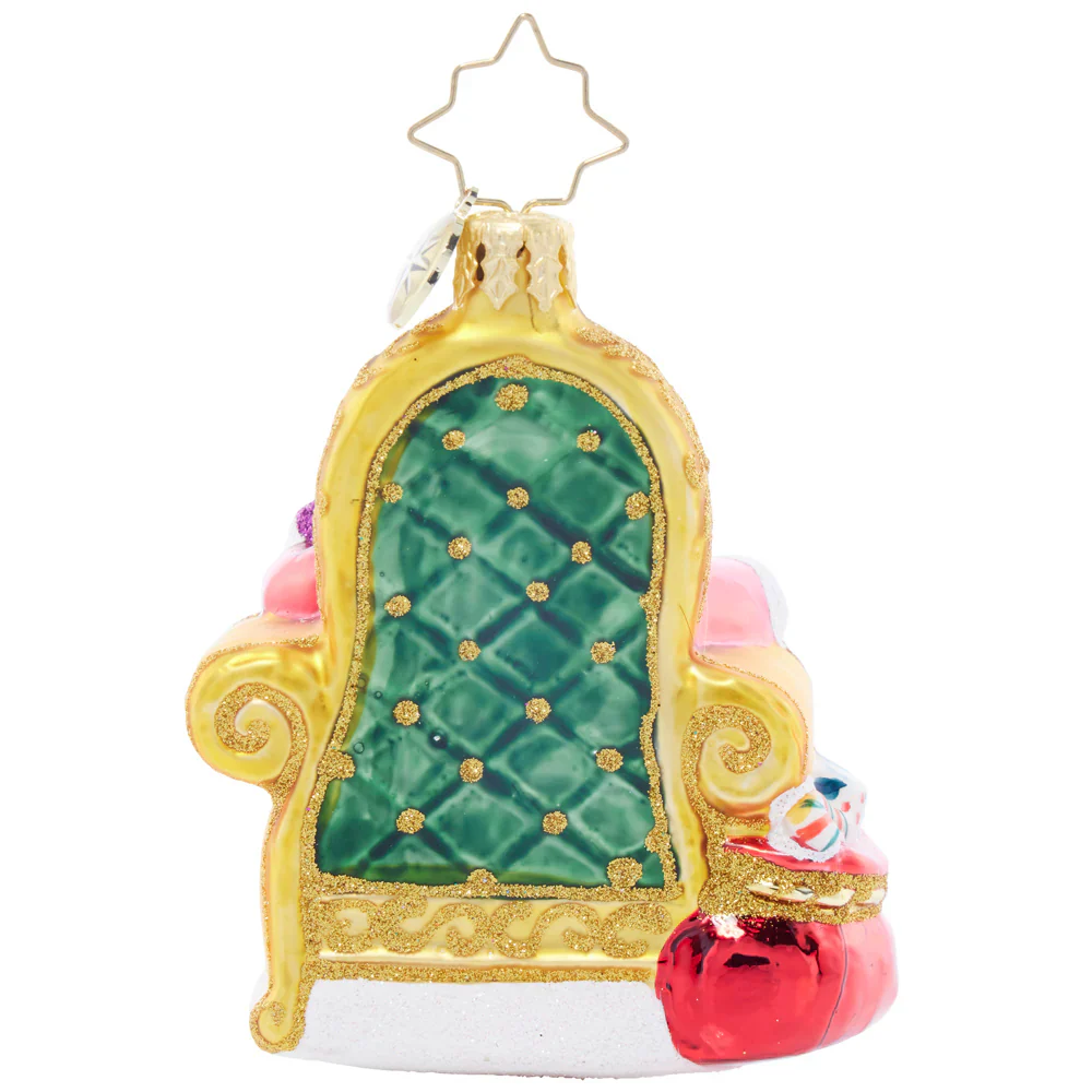 Strike A Pose Santa Gem Ornament, 3" - Image 3