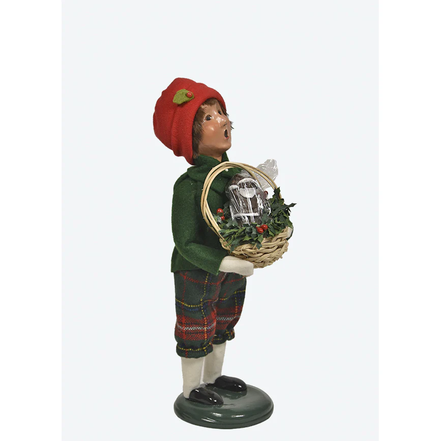 Sweets Family Boy Caroler Figurine, 10" - Image 4