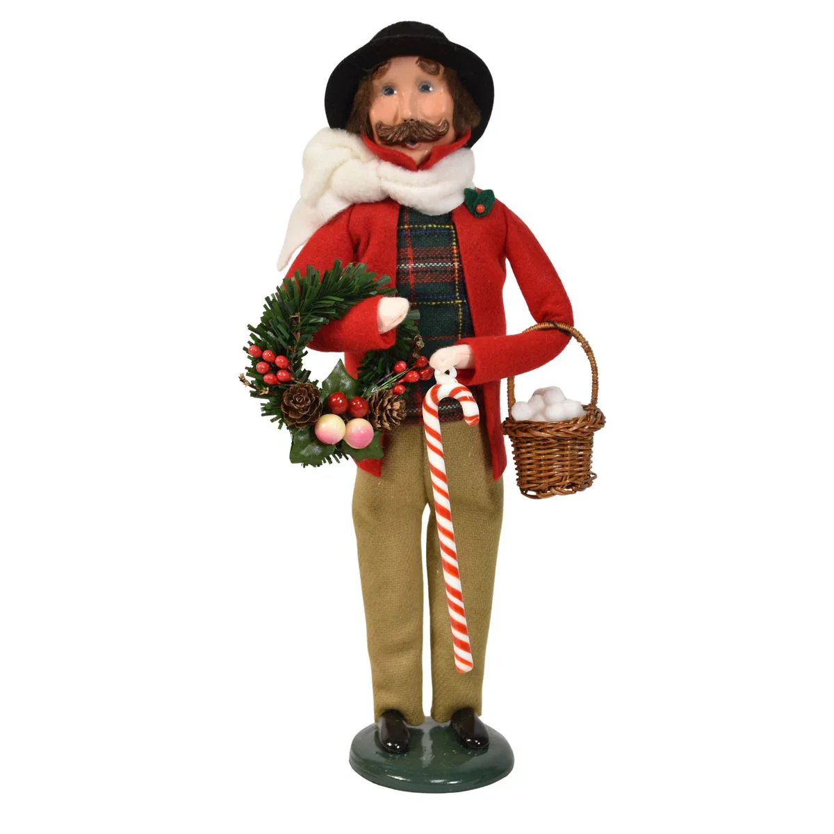 Sweets Family Man Caroler Figurine, 13"
