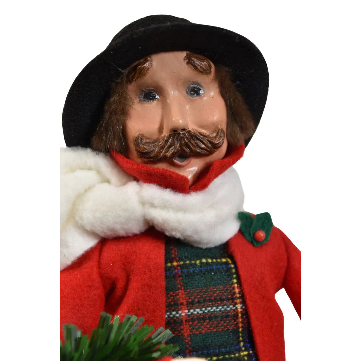 Sweets Family Man Caroler Figurine, 13" - Image 2