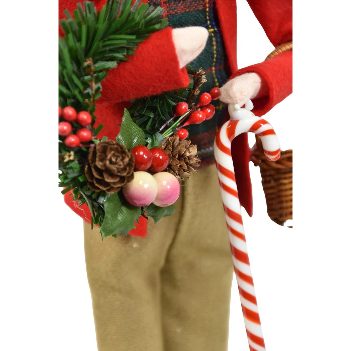 Sweets Family Man Caroler Figurine, 13" - Image 3