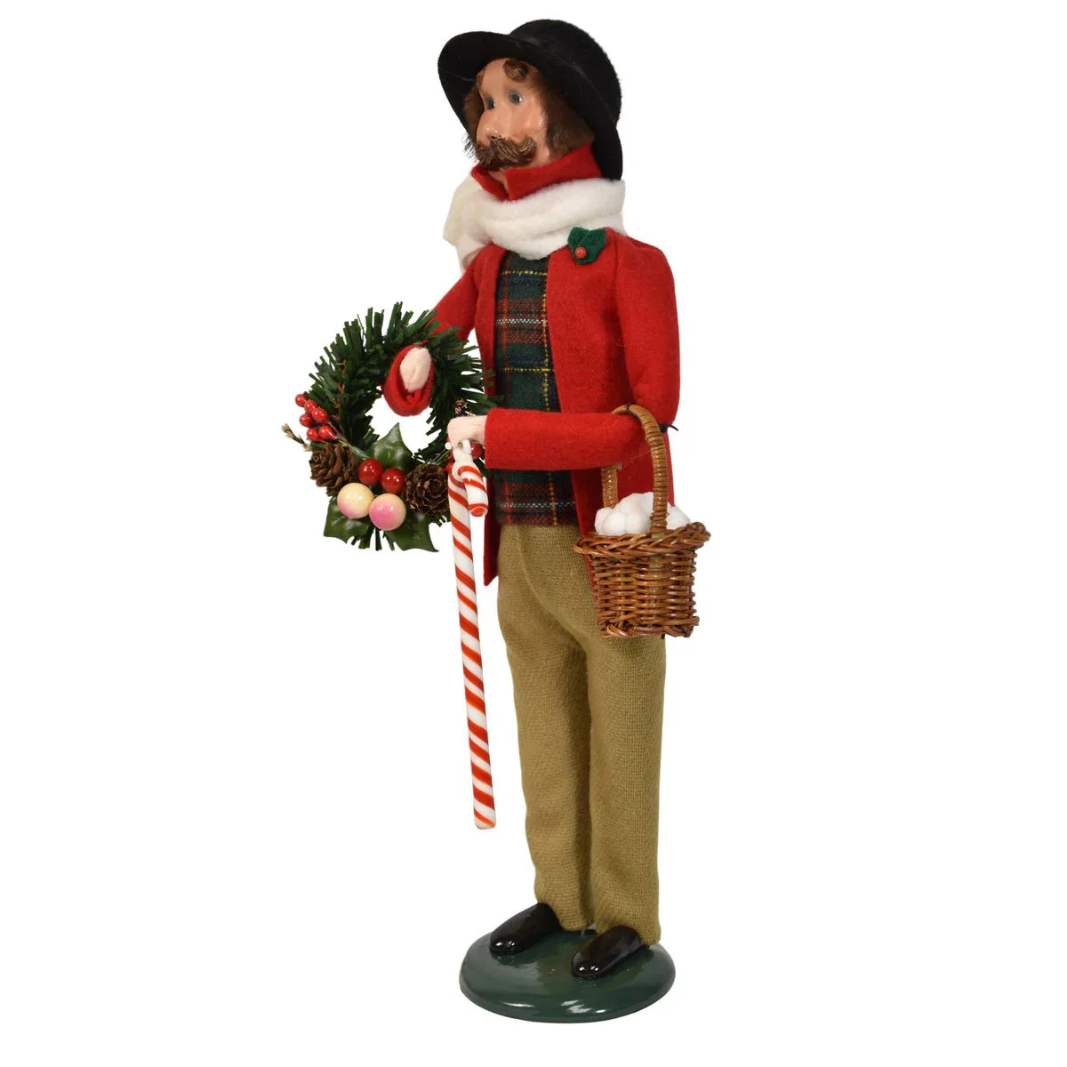 Sweets Family Man Caroler Figurine, 13" - Image 4
