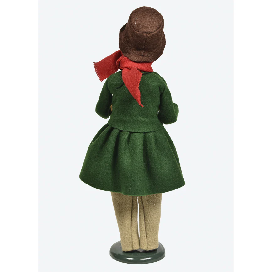 Sweets Family Man Caroler Figurine, 13" - Image 3