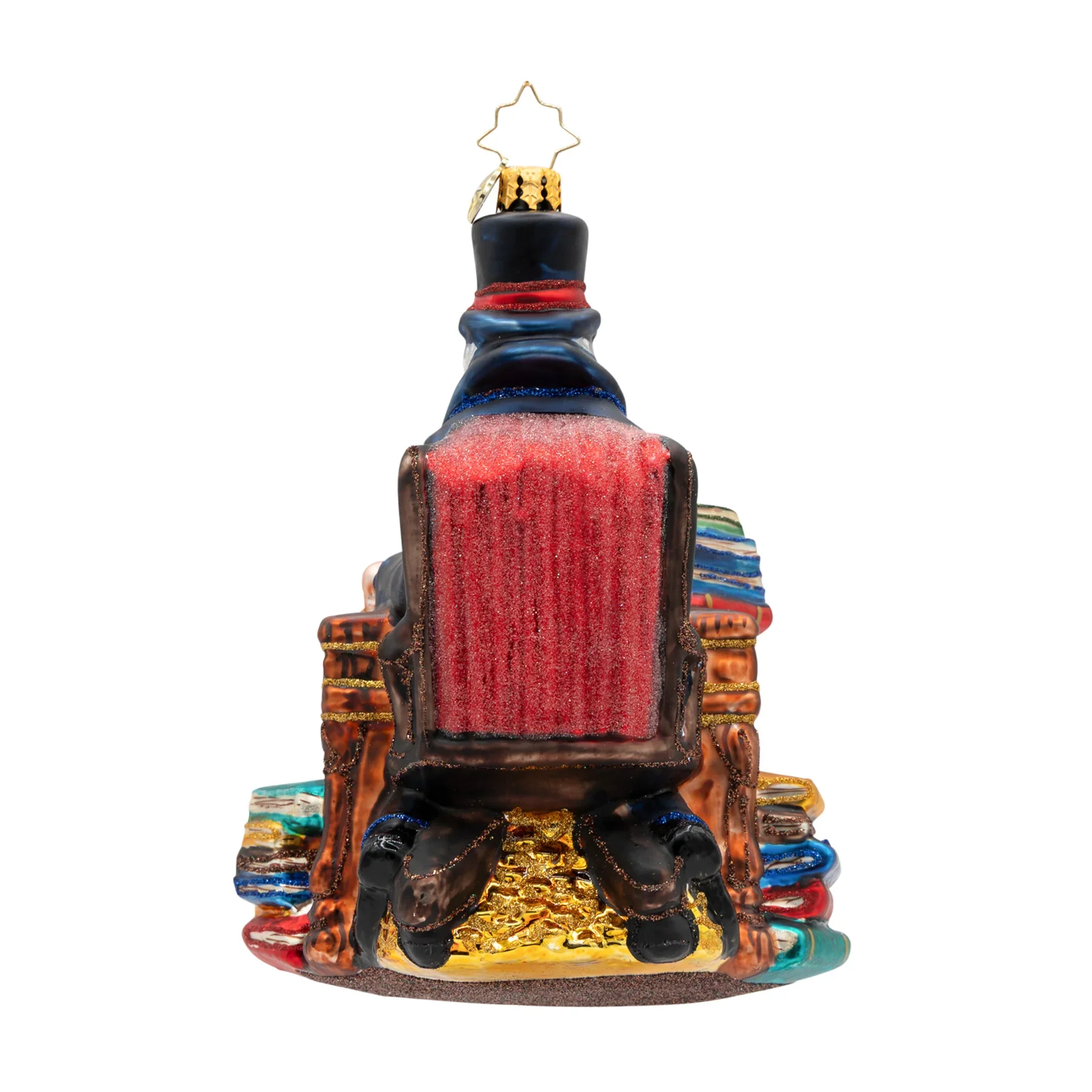 Tales from the Counting Desk Glass Ornament, 6" - Image 3