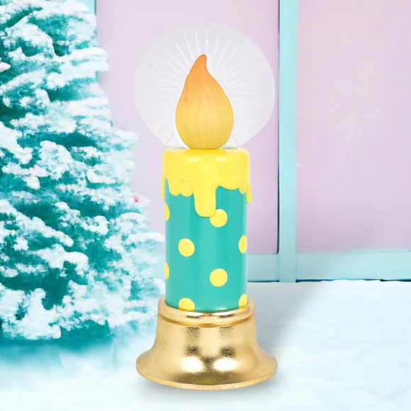 Teal LED Candle Display, 24.5"
