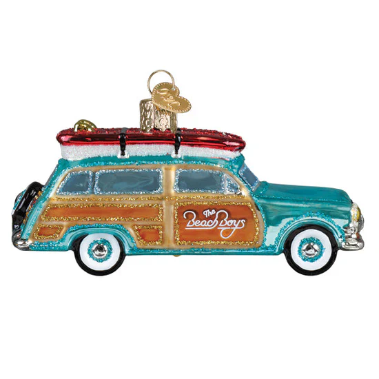 The Beach Boys Surfin' Woody Ornament, 4.75" - Image 4