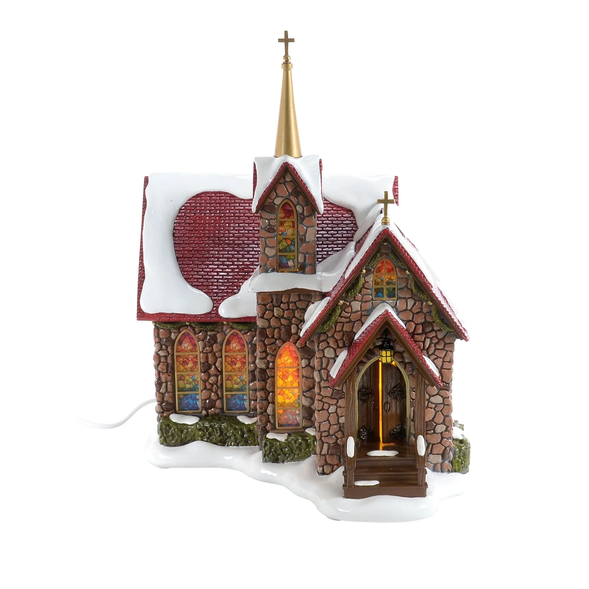 The Original Snow Village - 50th Chapel Of Abundant Grace Figurine, 10.5" - Image 2