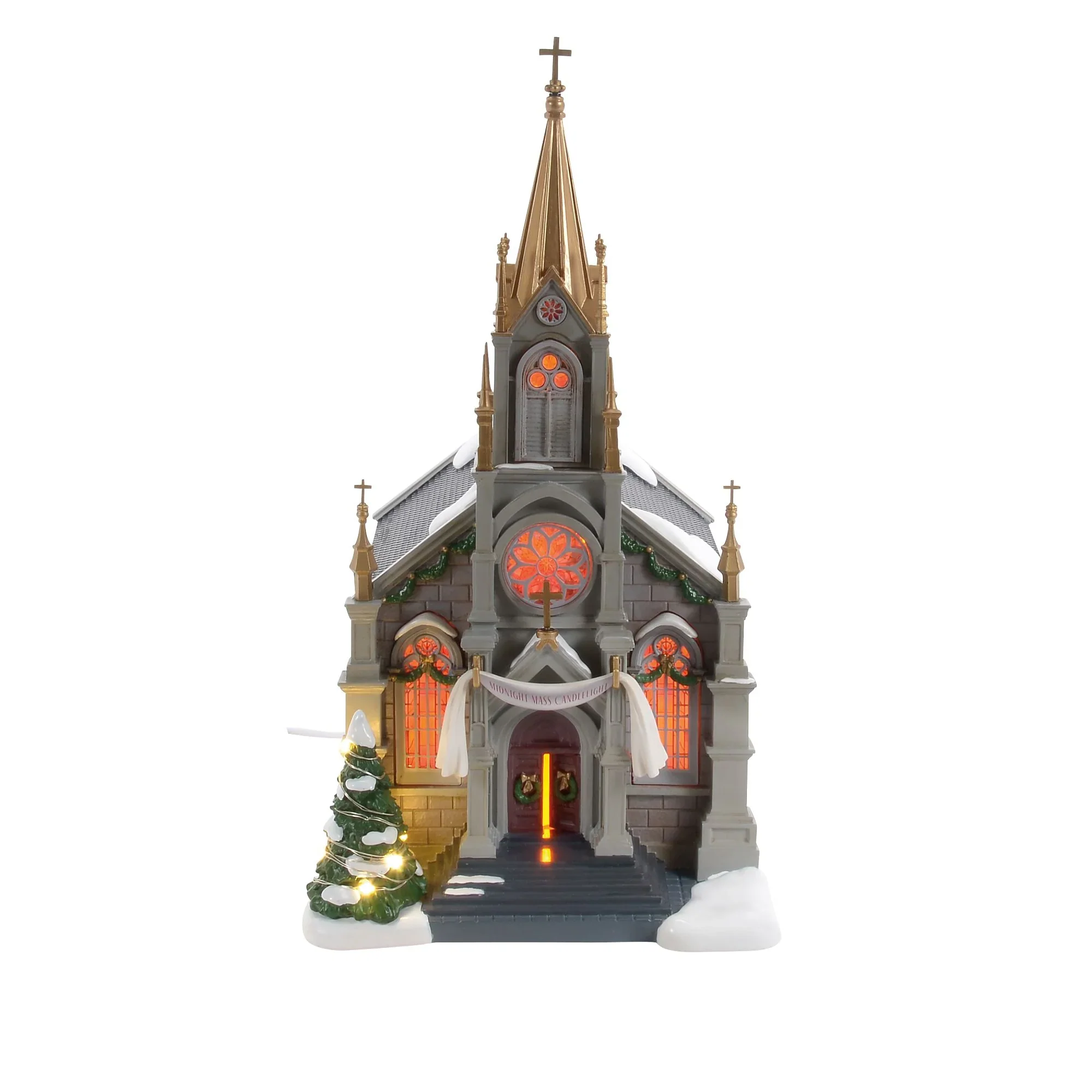 The Original Snow Village - 50th Church Of Purposed Faith Figurine, 13.38" - Image 2