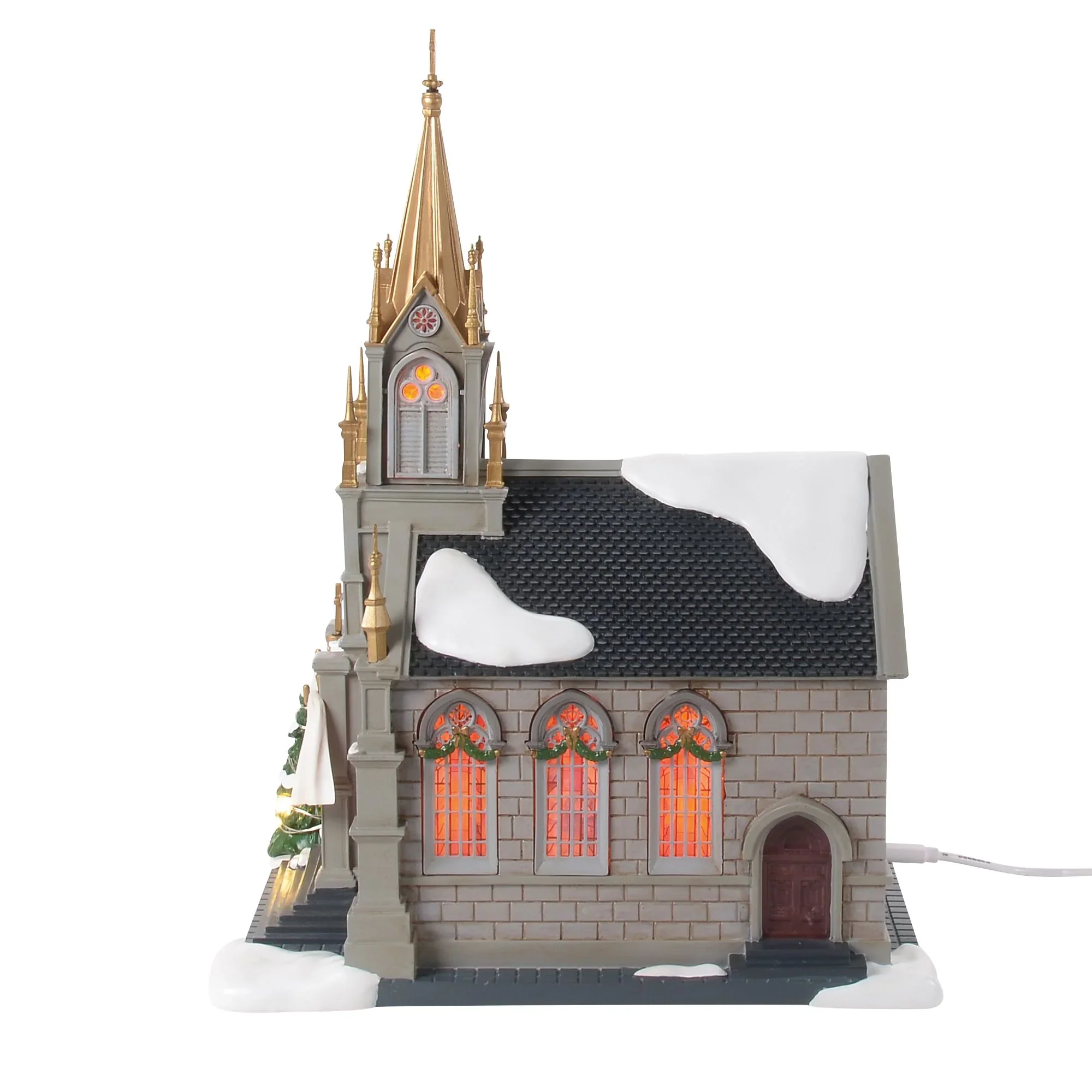 The Original Snow Village - 50th Church Of Purposed Faith Figurine, 13.38" - Image 3