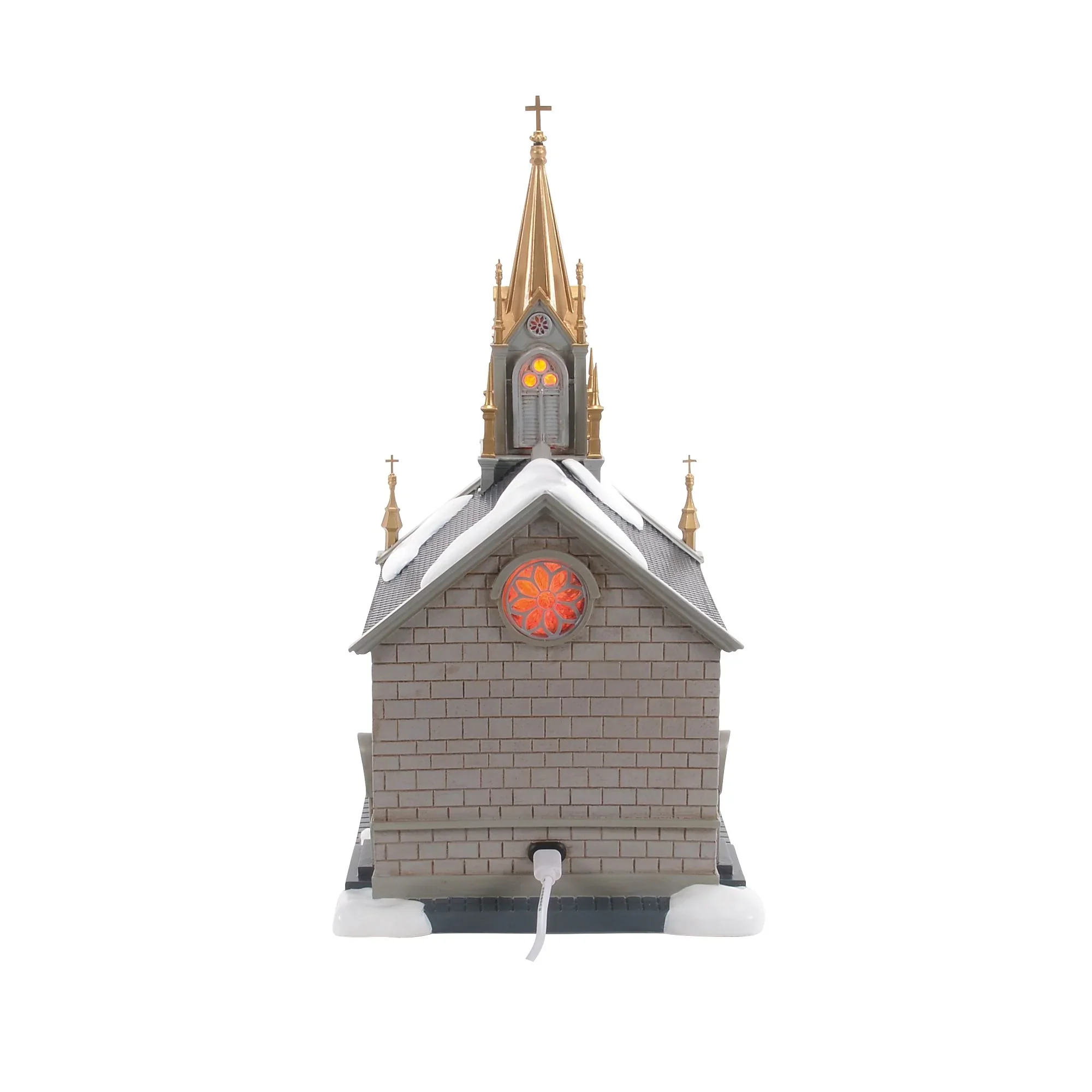 The Original Snow Village - 50th Church Of Purposed Faith Figurine, 13.38" - Image 4