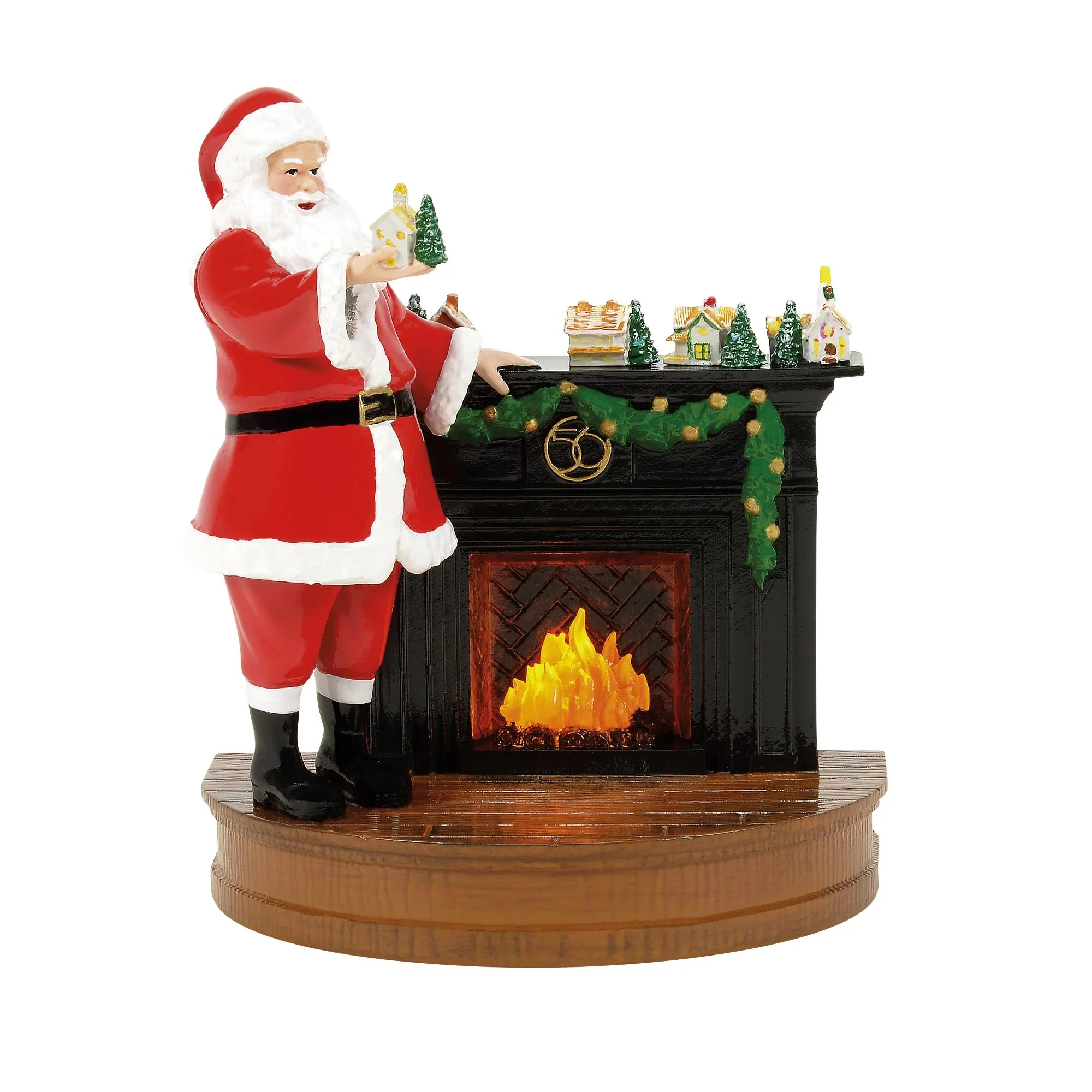 The Original Snow Village - 50th Santa Comes To Town 2026 Figurine, 3.74"