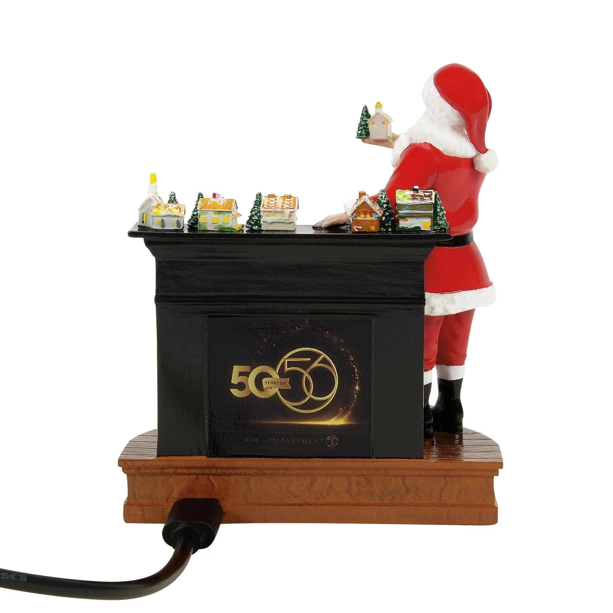 The Original Snow Village - 50th Santa Comes To Town 2026 Figurine, 3.74" - Image 3
