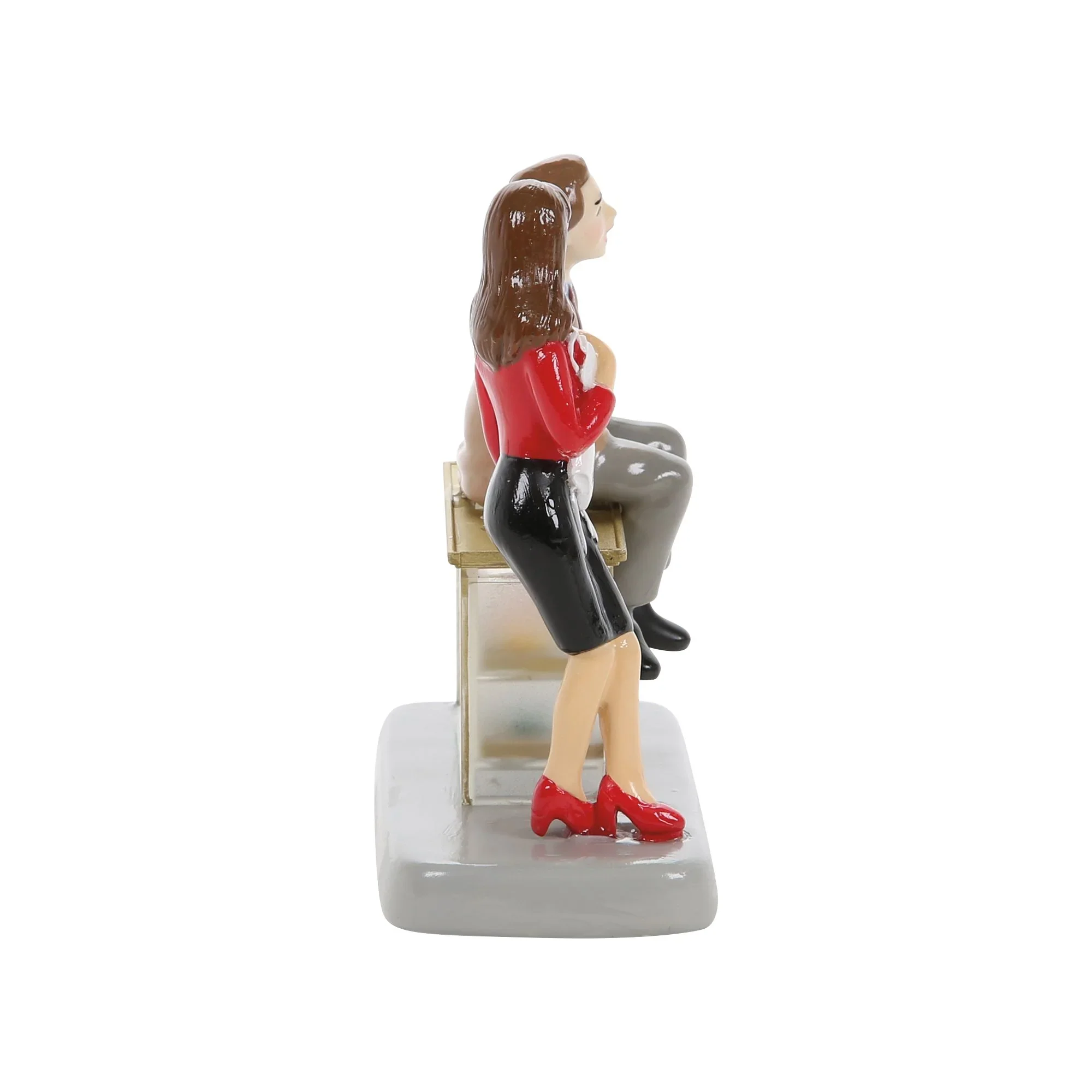 The Original Snow Village - Can't See Line Can You Russ? Figurines, 3.46" (Set of 2) - Image 4